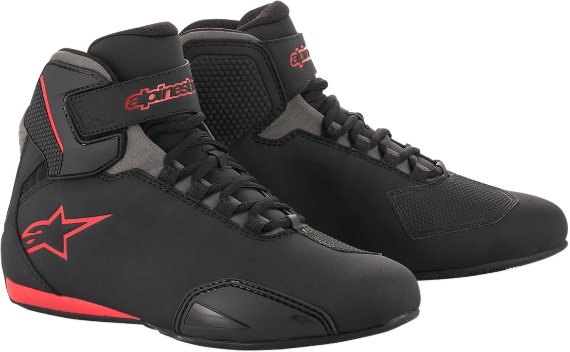 ALPINESTARS Sektor Shoes - Black/Gray/Red - US 7 25155181317
