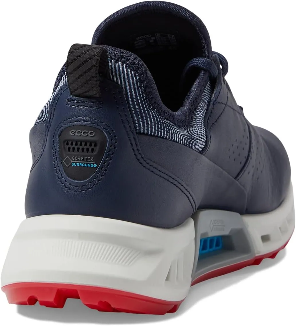 Biom C4 GORE-TEX Waterproof Golf Hybrid Golf Shoes ECCO, Marine Cow Leather