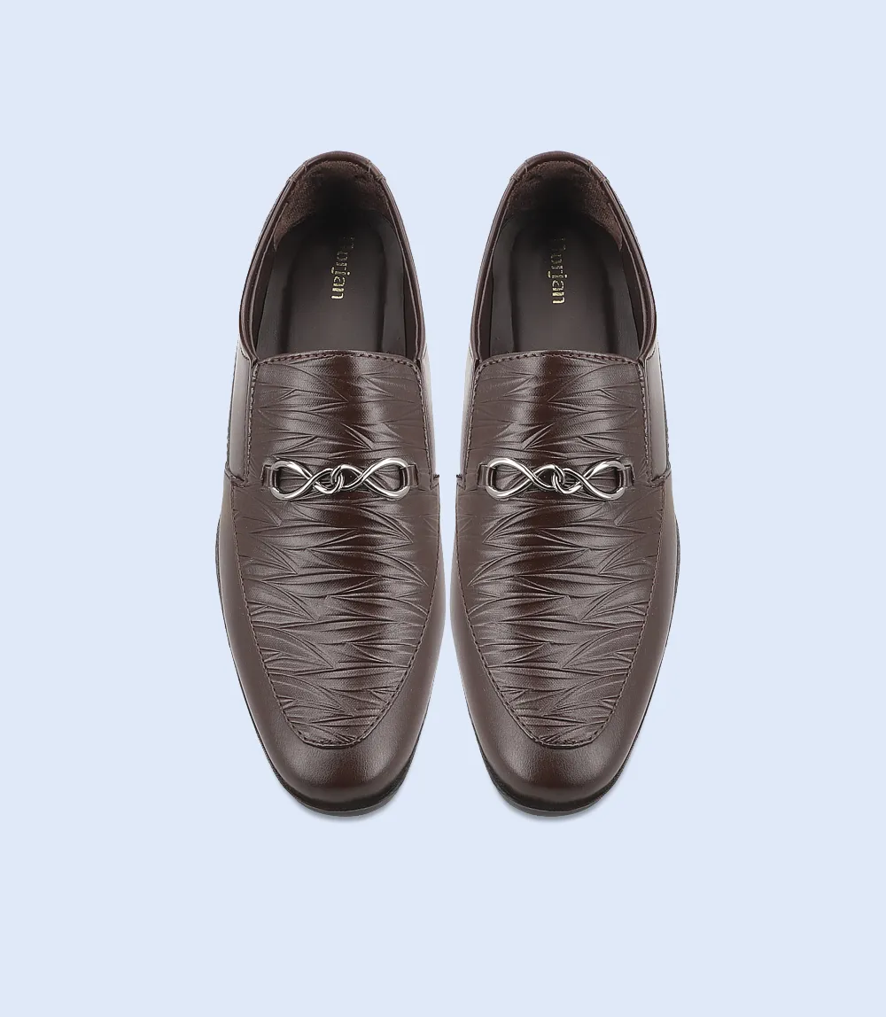 BM6749-BROWN-Men Slip on
