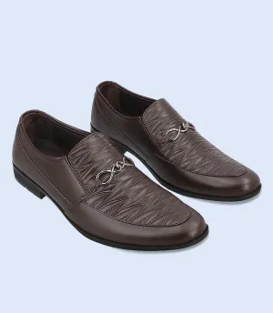 BM6749-BROWN-Men Slip on