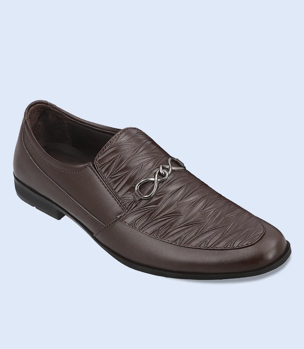 BM6749-BROWN-Men Slip on