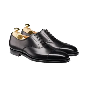Hallam Black Calf Oxford Shoes - E Fitting