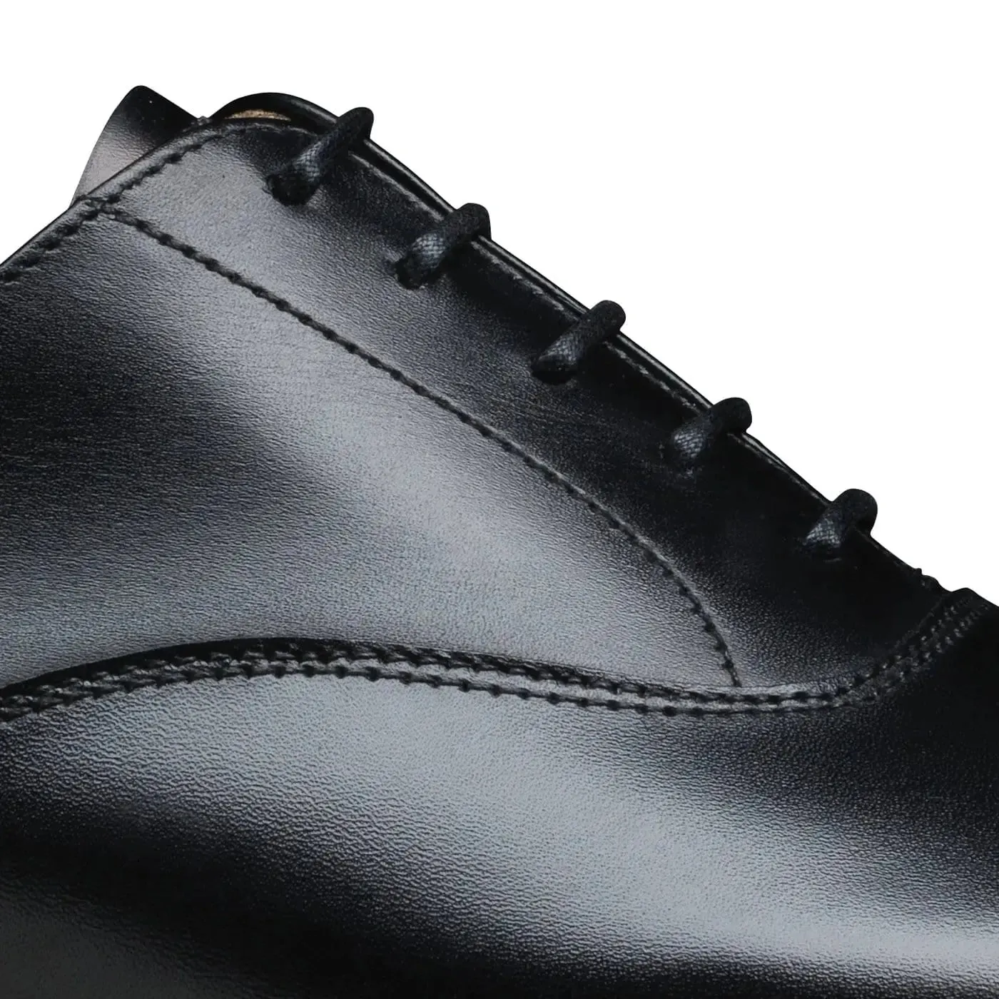 Hallam Black Calf Oxford Shoes - E Fitting