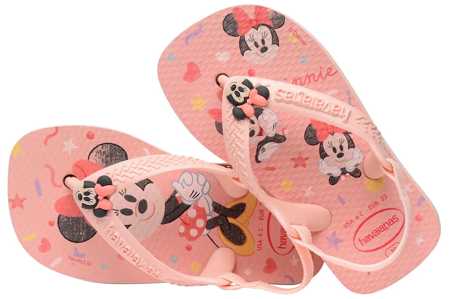 Havaianas Disney Minnie Mouse II In Pink For Toddler