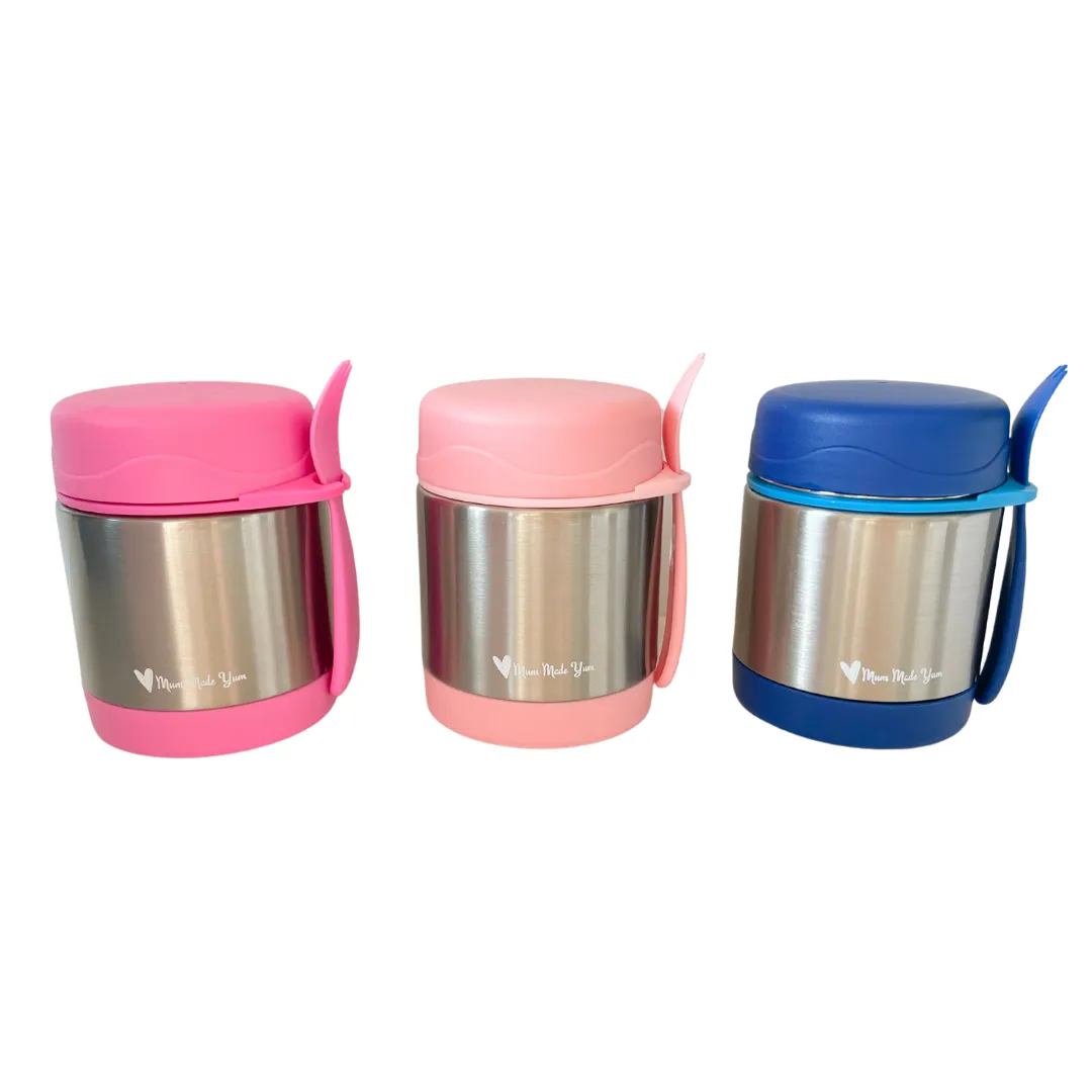 Insulated Thermal Food Jar (Leak-Proof) - Large - Blue