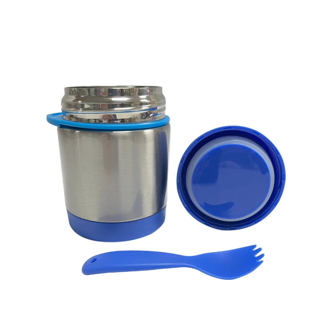 Insulated Thermal Food Jar (Leak-Proof) - Large - Blue