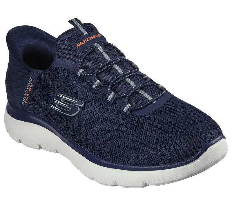 Men's Wide Fit Skechers 232457 Slip-ins Summits High Range Trainers
