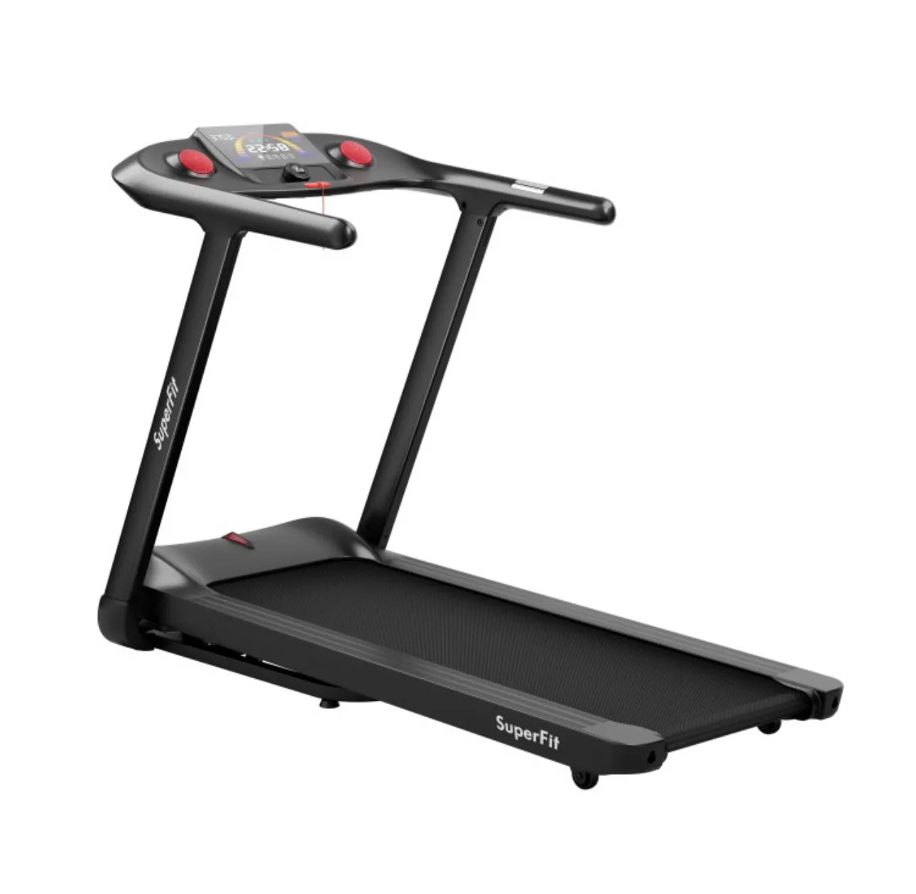 Modern Heavy Duty Powerful Motor 4.75Hp Quiet Electric Folding Treadmill With Present Programs, Touch Screen Control | Shock Absorbing | Voice Recognition