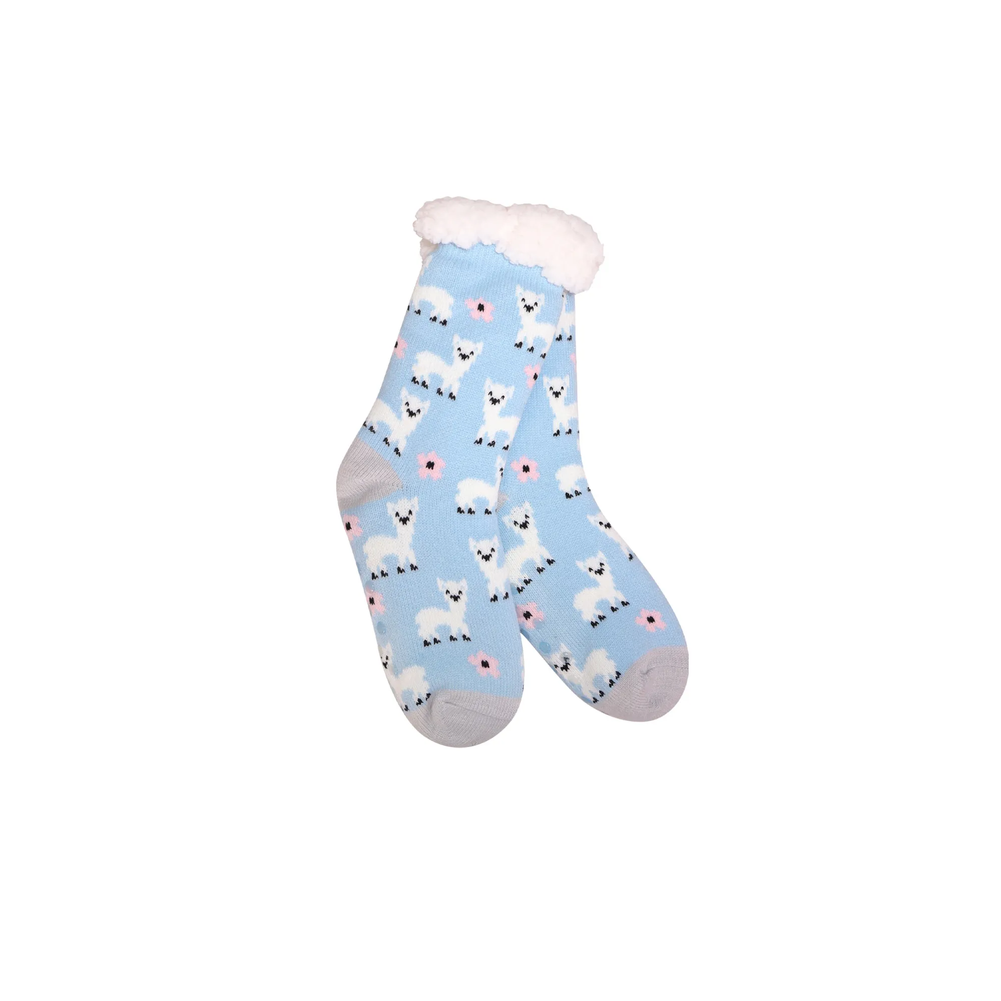 Paw Print Paradise Thermal Slipper Socks