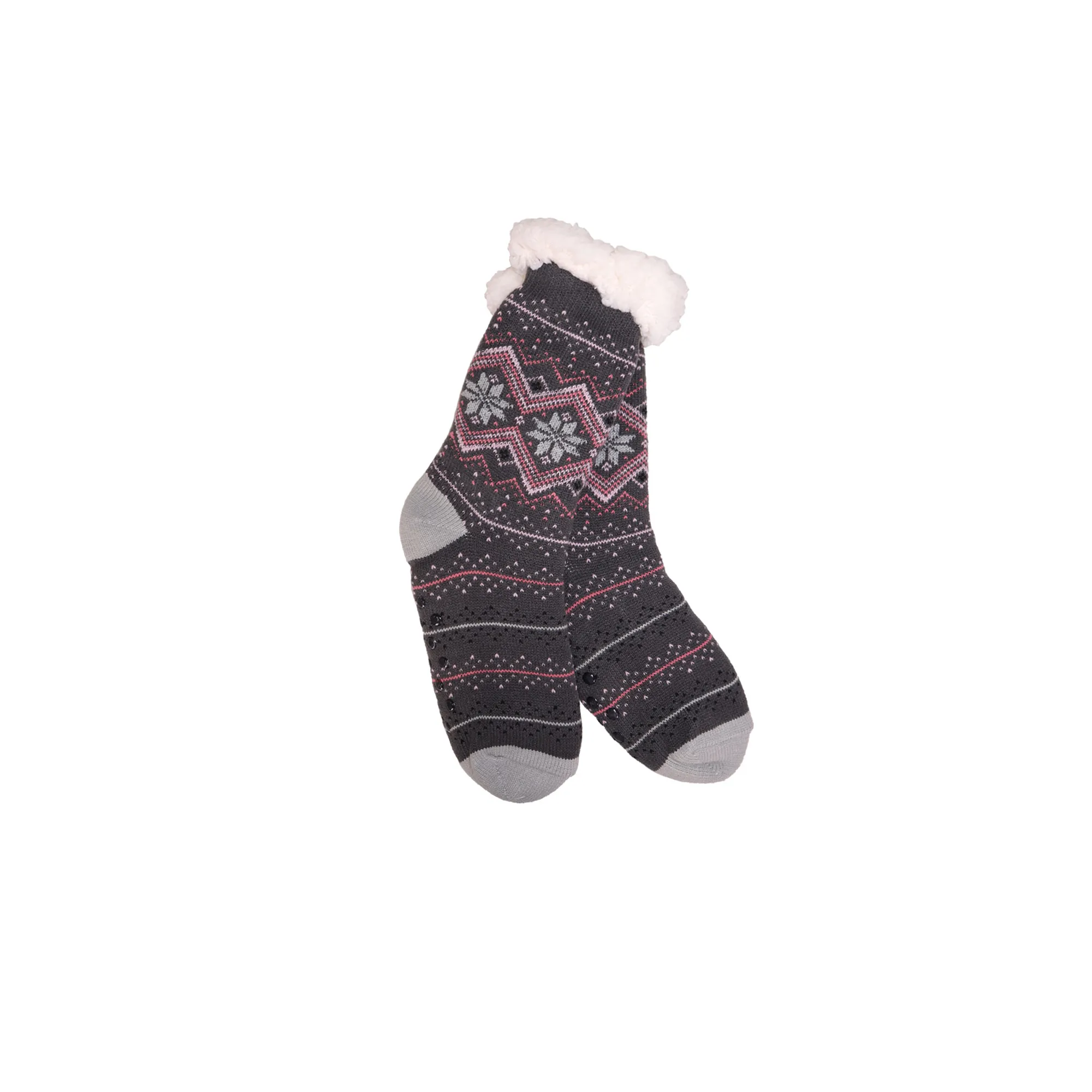Paw Print Paradise Thermal Slipper Socks