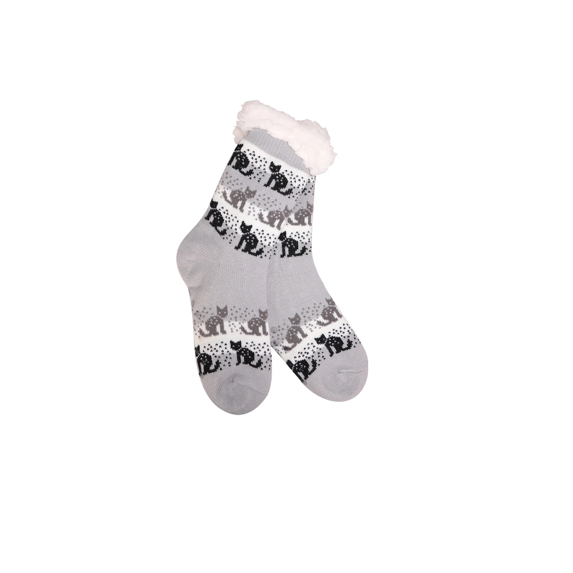 Paw Print Paradise Thermal Slipper Socks