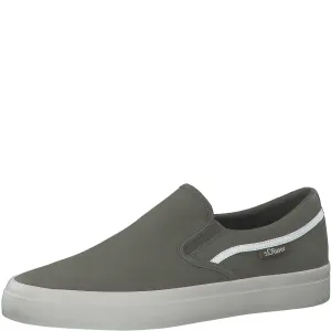 S.Oliver Canvas Slip on-Khaki