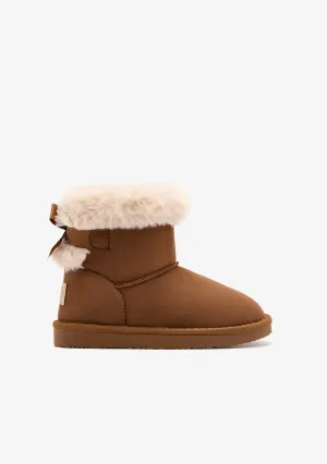 Tan Bow Water Repellent Australian Boots