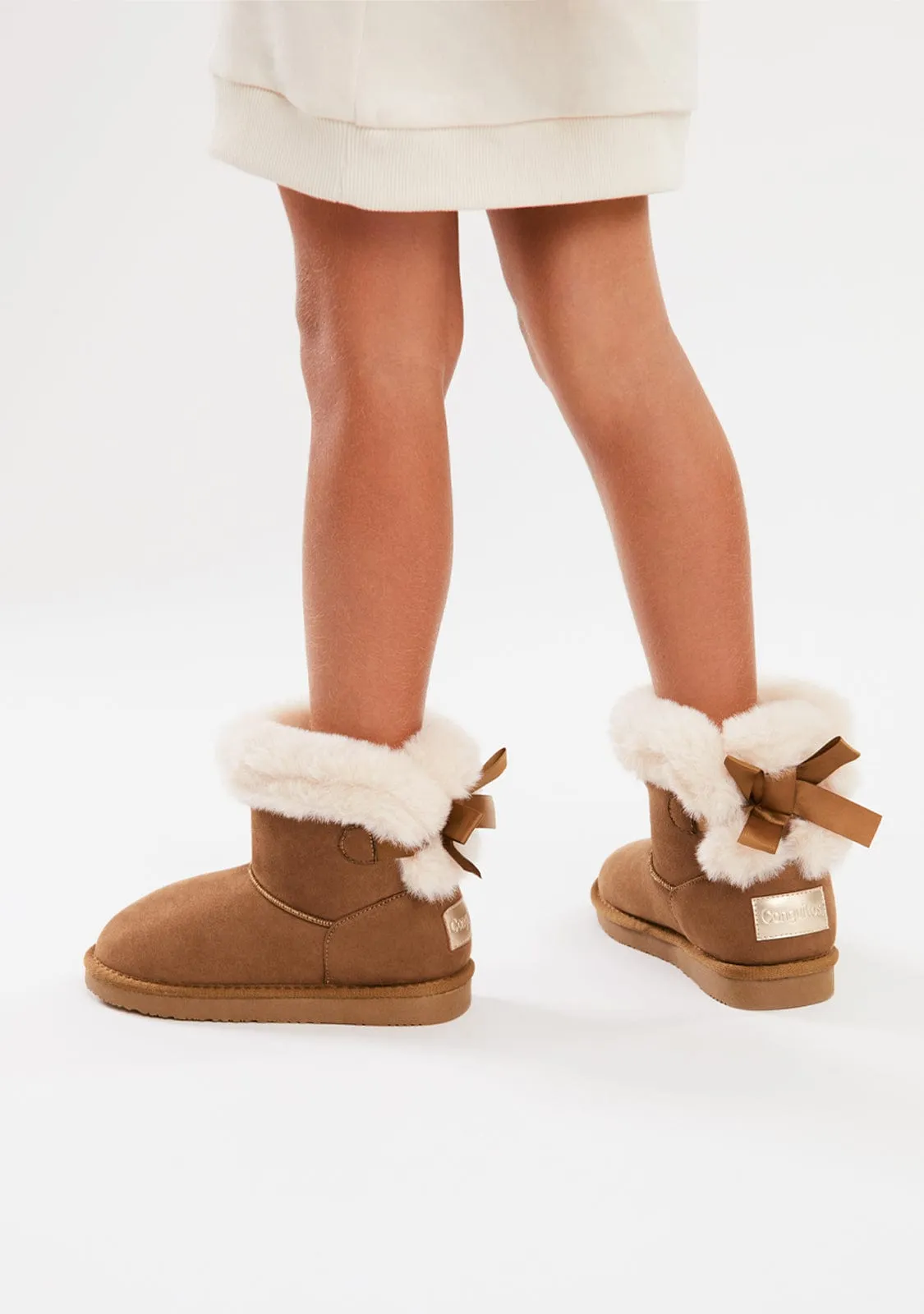 Tan Bow Water Repellent Australian Boots