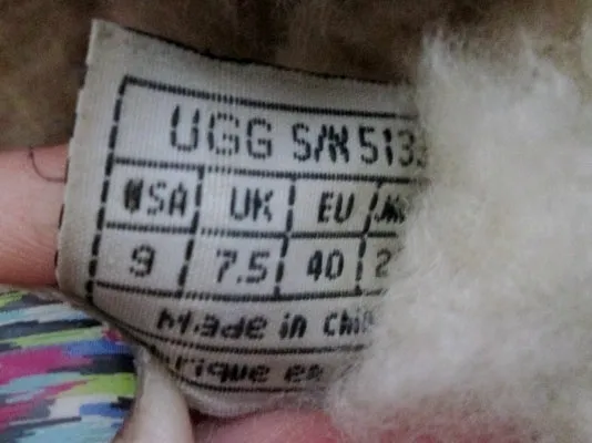 Womens UGG AUSTRALIA Uggs 5133 DAKOTA Suede Leather Moc 9 BROWN Shearling