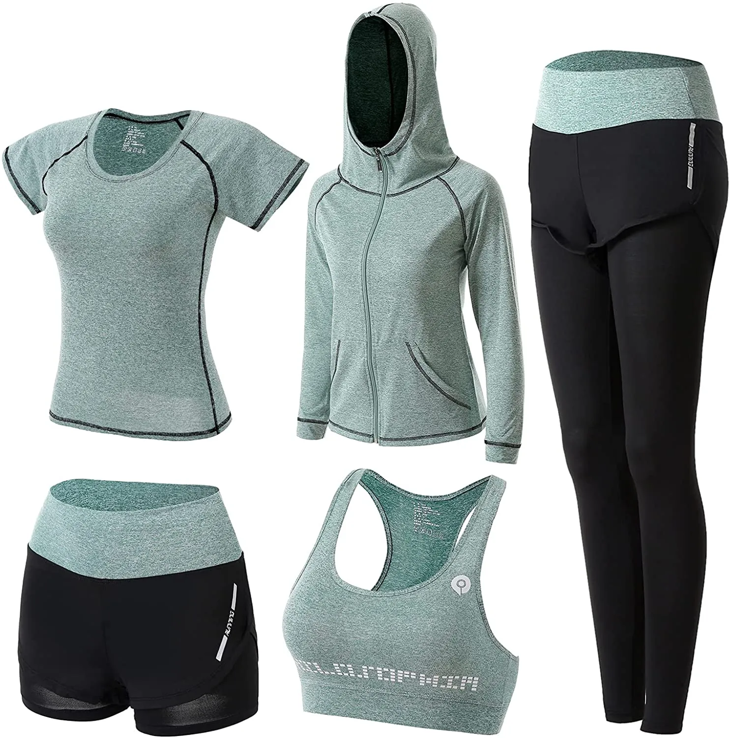 Workout Sets for Women Clothes Tracksuit Sport Yoga Fitness Gym Tennis Exercise Workout Clothes Athletic Activewear Sets