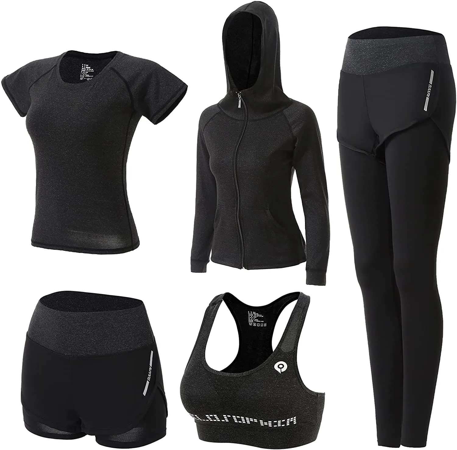 Workout Sets for Women Clothes Tracksuit Sport Yoga Fitness Gym Tennis Exercise Workout Clothes Athletic Activewear Sets